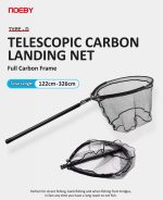 Απόχη Ψαρέματος τηλεσκοπική 1.22m -3.26m NOEBY Telescopic Carbon Landing Net - Image 3
