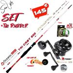 Σετ Ψαρέματος Tai Rubber Καλάμι Oceanic Tai Cast 2.00m c.w 60-150gr και Μηχανισμός NOEBY LEISURE X5 Max Drag: 15kg
