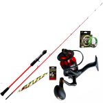 Σετ Ψαρέματος Slow Jigging Tenya Tai Rubber Καλάμι NOEBY LEISURE K5-R 1.83m c.w:30-300gr 95%carbon και Μηχανισμός RYOBI SMAP RG 6000 - Image 2