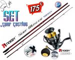 Σετ Ψαρέματος Surf Casting Καλάμι NOEBY SURF MASTER AX FUJI 99% Carbon 4.25m C.W:100-250gr και Μηχανισμός NOEBY LEGEND7 6000 Max Drag: 25kg