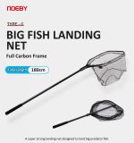 Απόχη Ψαρέματος  NOEBY Big Fish Full Carbon Landing Net 1.80m