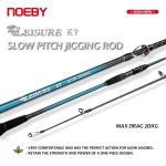 Σετ Ψαρέματος Slow Pitch Jigging Καλάμι NOEBY Leisure K7 1.96m C.W:30-260gr / 100 -350gr Max Drag 20kg και Μηχανισμός NOEBY Leisure X5 Max Drag 15kg - Image 9