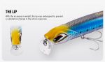 NOEBY Giant Shallow Diving Minnow 177mm / 44.5gr - Image 6
