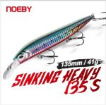 NOEBY Sinking Heavy Minnow 135mm 41gr