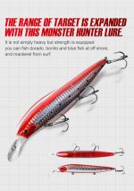 NOEBY Sinking Heavy Minnow 135mm 41gr - Image 7