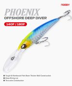 Ψαράκι Συρτής NOEBY Phoenix Off Shore Deep Diver 140mm 47gr - Image 4