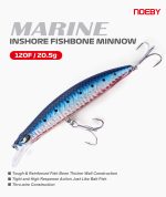 NOEBY Marine In Shore Fishbone Minnow 120mm 20.5gr - Image 11