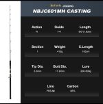 Καλάμι ψαρέματος jigging NOEBY INFINITE JIGGING A7 1.83m C.W:120-300gr / 200 - 500gr - Image 16