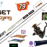 Σετ Ψαρέματος Eging Καλάμι NOEBY Keen Force 2.59m C.W: 5-25gr E.W: #2.0 - #3.5 και Μηχανισμός Oceanic Team Dalibor 2000HS