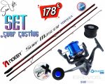 Σετ Ψαρέματος Surf Casting Καλάμι NOEBY SURF MASTER AX-BX FUJI 99% Carbon 4.25m C.W:100-250gr και Μηχανισμός Oceanic Erevos SW 9000