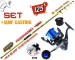 Σετ Ψαρέματος Surf Casting Καλάμι Oceanic Assasin 4.20m C.W:Max 200gr και Μηχανισμός Oceamic EREVOS SW 9000 Max Drag 15kg