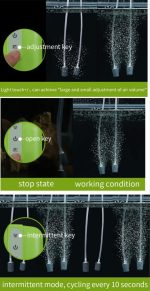 Οξυγνωτής Διπλός  Επαναφορτιζόμενος Με Ρύθμιση Έντασης LINNHUE - Image 2