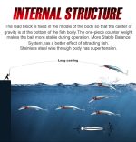 Τεχνητό Δόλωμα NOEBY G Control Minnow 90mm 46gr - Image 5