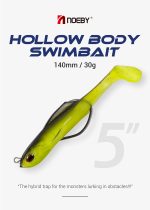 Σιλικόνη Ψαρέματος NOEBY Hollow Body Swimbait 140mm / 30gr