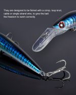 Ψαράκια Συρτής NOEBY Versatile Trolling Minnow 14 cm / 50gr Combo x4 - Image 3