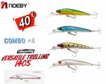 Ψαράκια Συρτής NOEBY Versatile Trolling Minnow 14 cm / 50gr Combo x4