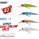 Ψαράκια Συρτής NOEBY Versatile Trolling Minnow 14 cm / 50gr Combo x4