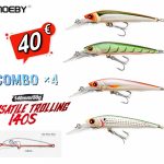 Ψαράκια Συρτής NOEBY Versatile Trolling Minnow 14 cm / 50gr Combo x4