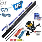 Σετ Ψαρέματος Eging Oceanic Sepia II 2.70m και Μηχανισμός NOEBY LEGEND7 2500s Max Drag 10kg