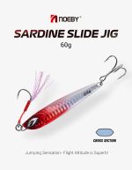 Πλάνος  Ψαρέματος NOEBY Sardine Slide Jig 83mm 60gr - Image 3