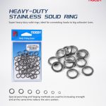 Noeby-Heavy Duty Stainless Solid Ring 50pcs
