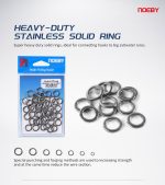 Noeby-Heavy Duty Stainless Solid Ring 50pcs