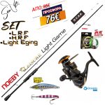 Σετ Ψαρέματος L.R.F H.R.F Light Eging Καλάμι NOEBY LEISURE Light Game και Μηχανισμός Oceanic Team Dalibor 2000s Max Drag 10kg