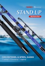 Καλάμι Ψαρέματος Συρτής NOEBY BIG GAME TROLLING ROD 1.66m / C.W: 30-50LB - 1.70m / C.W:80LB MITSUBISHI CARBON - Image 3