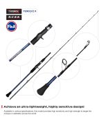 ΠΡΟΣΦΟΡΑ Σετ Ψαρέματος Slow Jigging Ζόκα Καλάμι NOEBY VOYAGER TORAYCA CARBON 1.96m C.W 30-260gr / 100 - 350gr Fuji Guides και Μηχανισμός NOEBY GAINERS Max Drag 12kg - Image 5