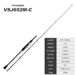 Καλάμι Ψαρέματος Slow Jigging Zoka NOEBY VOYAGER 1.96m C.W: 30-260gr / 100 -350gr Torayca Carbon Fuji Guides - Image 3