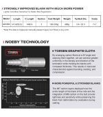 Καλάμι Ψαρέματος Surf Casting NOEBY SURF MASTER Tubular Tip 4.25m C.W:100-250gr Torayca Carbon Fuji Guides - Image 3