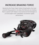Μηχανισμός Ψαρέματος NOEBY NONSUCH PRO Bait Casting 7.3:1 Max Drag 8 kg - Image 9
