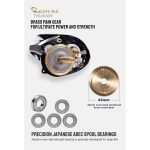 Σετ Ψαρέματος Slow Picth Jigging Tai Rubber Καλάμι Sea Life Fishing , NOEBY THUNDER 1.83m C.W 30 300gr Fuji Guides TORAY Japan Carbon και Μηχανισμός NOEBY Leisure THUNDER Max Drag 15kg - Image 7