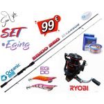 Σετ Ψαρέματος Eging Καλάμι Oceanic Egido 2.60m Egi Size #2.5 - #3.5 και Μηχανισμός RYOBI IDS 2000