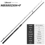 Καλάμι Ψαρέματος NOEBY BEAST Power Game Spinning 2.24m / c.w 14-70gr - 2.44m / c,w 28-90gr Fuji Guides Torayca Carbon - Image 7