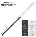 Καλάμι Ψαρέματος NOEBY BEAST Power Game Spinning 2.24m / c.w 14-70gr - 2.44m / c,w 28-90gr Fuji Guides Torayca Carbon - Image 8