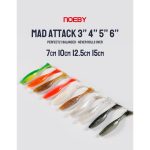 Σιλικόνη Ψαρέματος NOEBY Shad Mad Attack 12.5cm / 15gr - Image 2